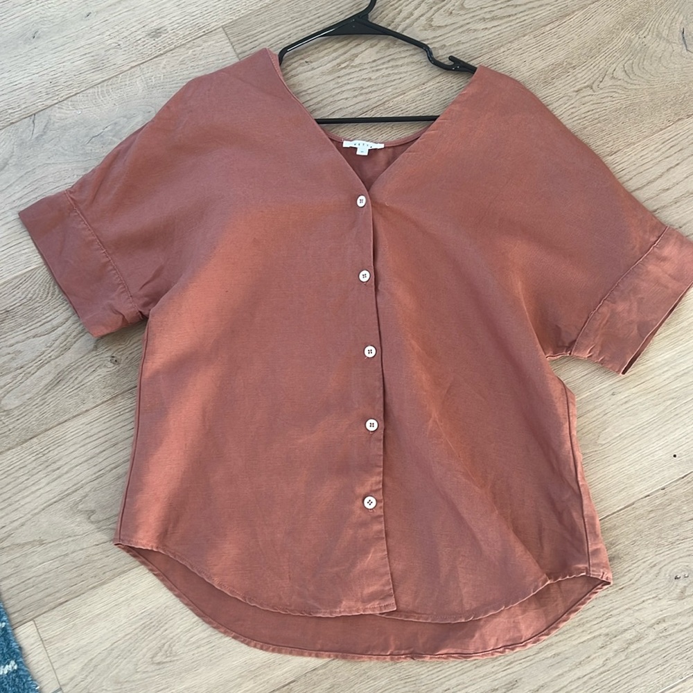 VETTA Short sleeved button down